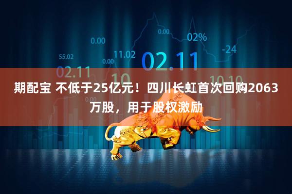 期配宝 不低于25亿元！四川长虹首次回购2063万股，用于股权激励
